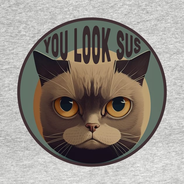 You Look Sus Cat by TheJadeCat